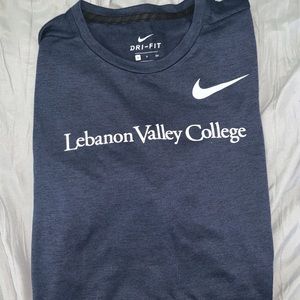 Nike Dri fit Lebanon Valley College athletic shirt